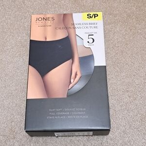 Jones New York Seamless Briefs | 5 Pack Underwear Women's Small